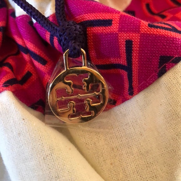 NWT Tory Burch Floral Tote Bag -Dark Green Leather - Picture 16 of 16